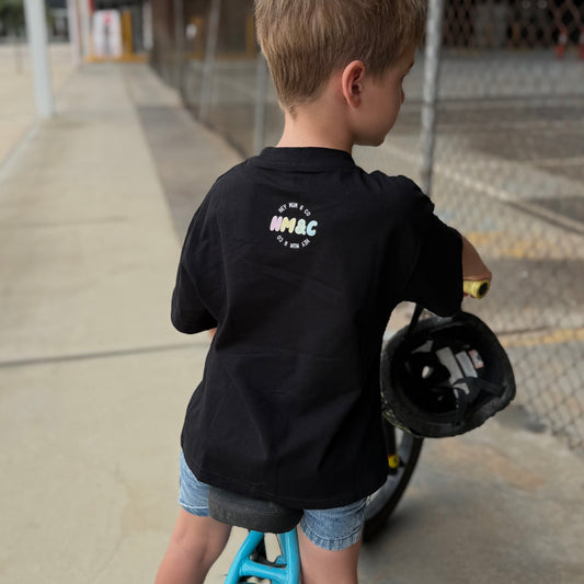 PAIGE OVERSIZED T-SHIRT - BLACK