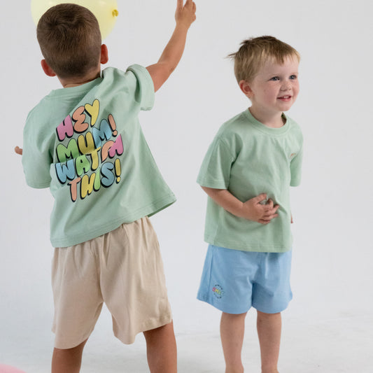 STERLING OVERSIZE TEE - LIGHT GREEN