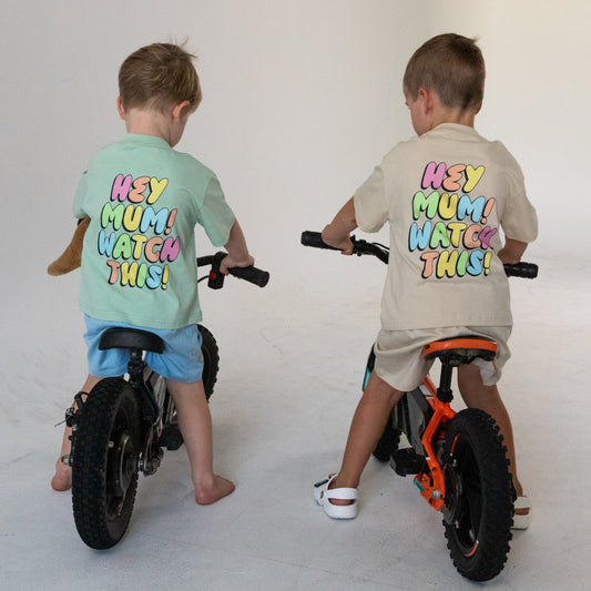 STERLING OVERSIZE TEE - NATURAL