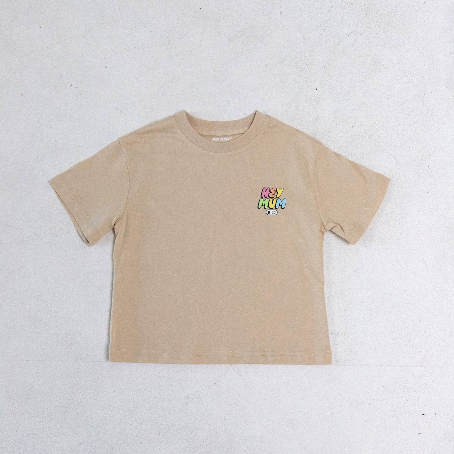 STERLING OVERSIZE TEE - NATURAL