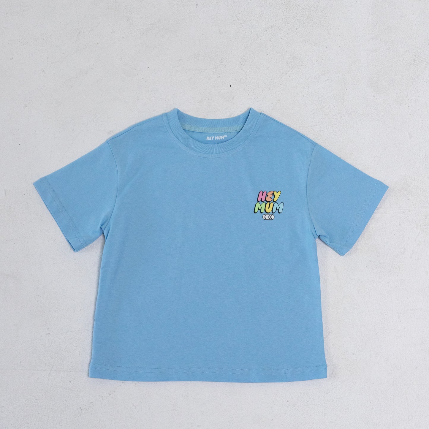 STERLING OVERSIZE T-SHIRT - COOL BLUE