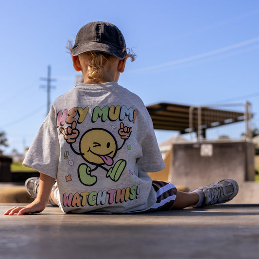 EDDY OVERSIZED T-SHIRT - GREY