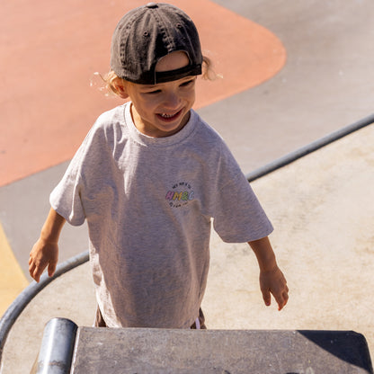 EDDY OVERSIZED T-SHIRT - GREY