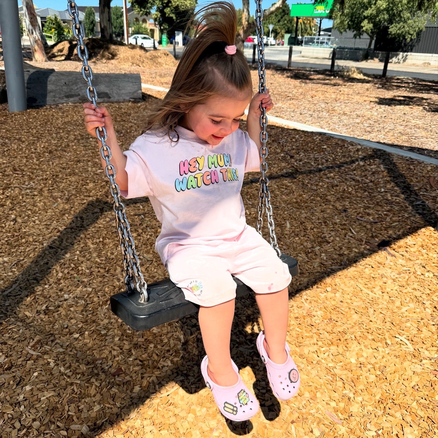 PAIGE OVERSIZE TEE - BABY PINK