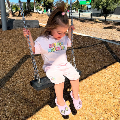 PAIGE OVERSIZE TEE - BABY PINK