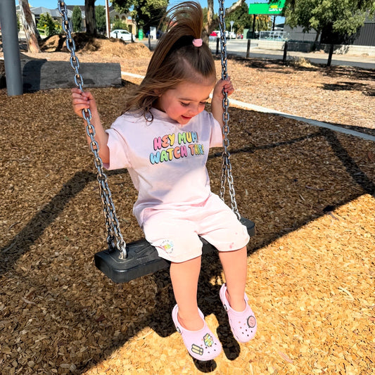 PAIGE OVERSIZE TEE - BABY PINK