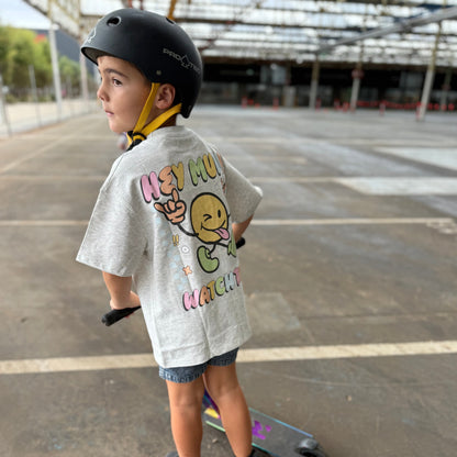 EDDY OVERSIZED T-SHIRT - GREY