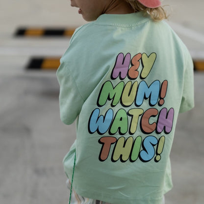 STERLING OVERSIZE TEE - LIGHT GREEN