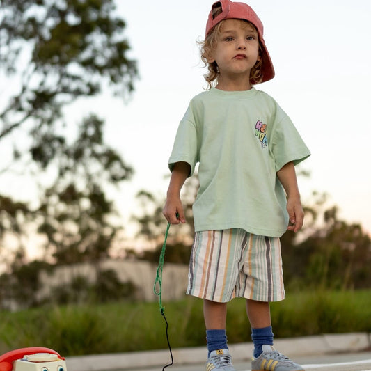 STERLING OVERSIZE TEE - LIGHT GREEN