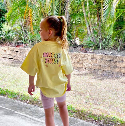 MAX OVERSIZED T-SHIRT - PASTEL YELLOW