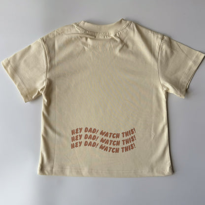 LENNY OVERSIZED T-SHIRT - CREAM