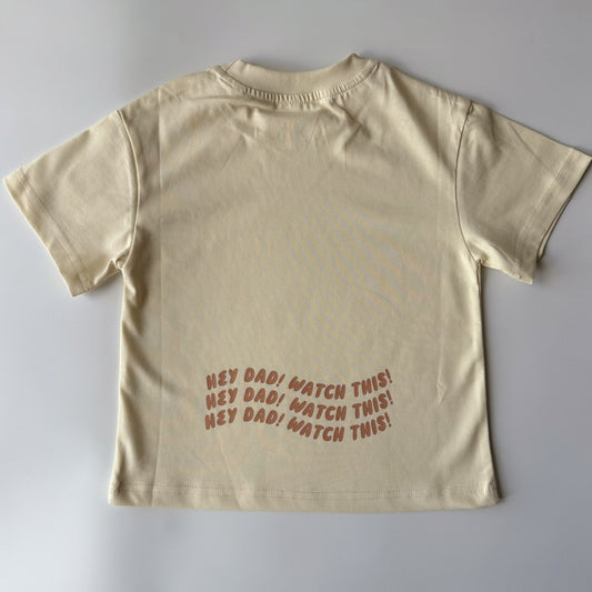 LENNY OVERSIZED T-SHIRT - CREAM