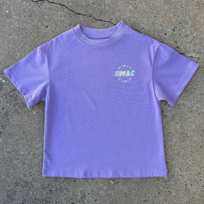 ADDISON OVERSIZED T-SHIRT - PURPLE