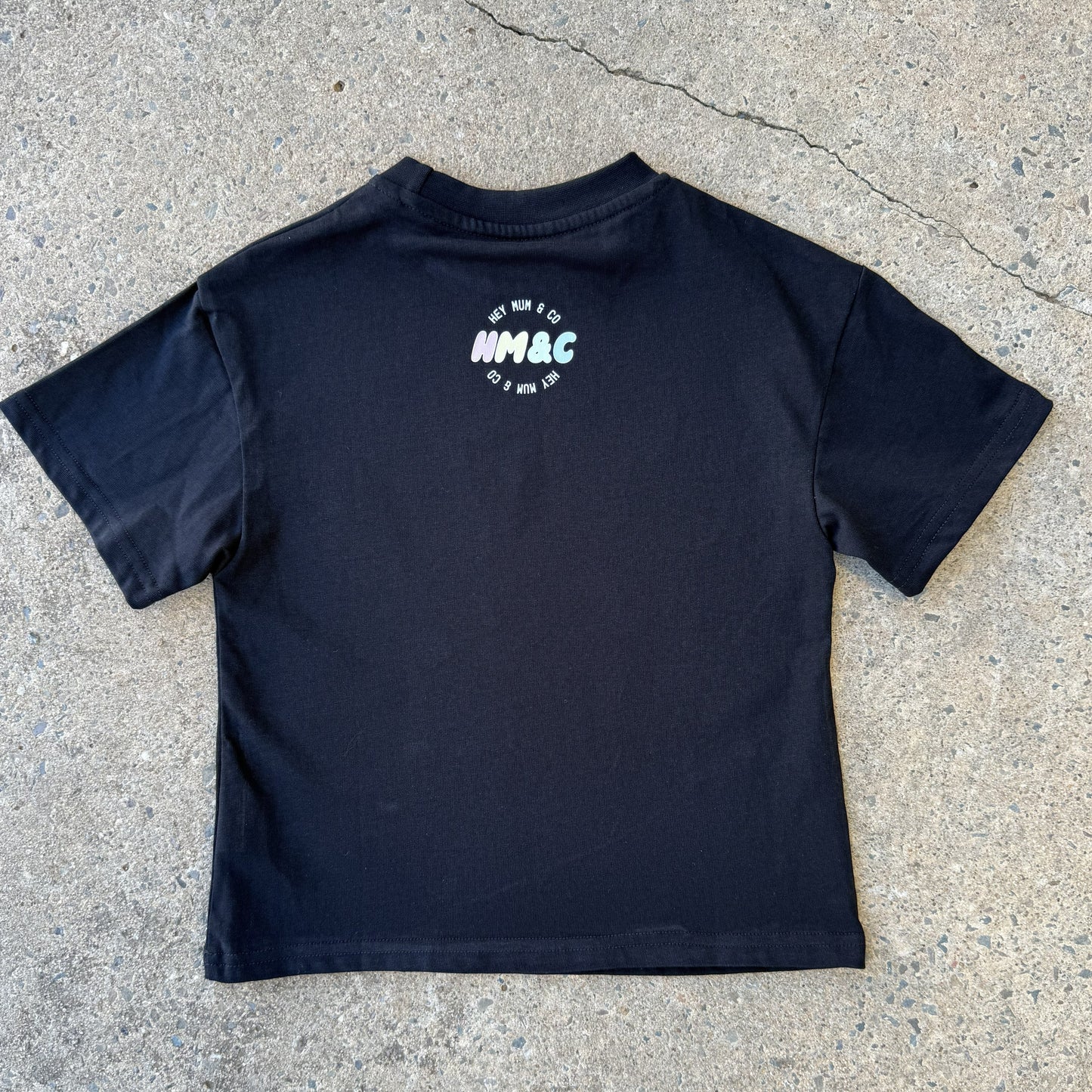 PAIGE OVERSIZED T-SHIRT - BLACK