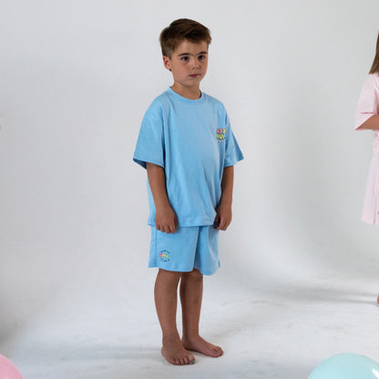 STERLING OVERSIZE T-SHIRT - COOL BLUE  (PRE ORDER)