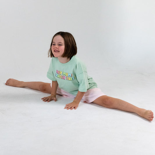 PAIGE OVERSIZE TEE - LIGHT GREEN