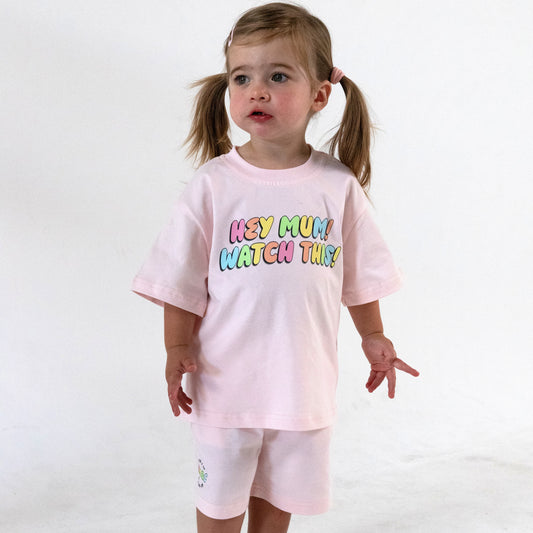 PAIGE OVERSIZE TEE - BABY PINK