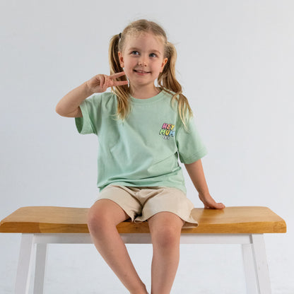 STERLING OVERSIZE TEE - LIGHT GREEN