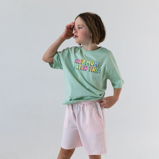 PAIGE OVERSIZE TEE - LIGHT GREEN