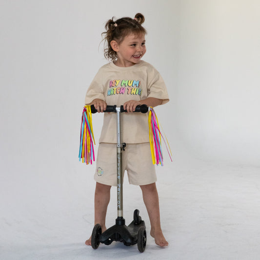 PAIGE OVERSIZE TEE - NATURAL