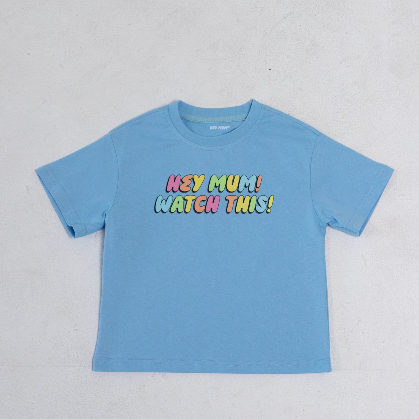 PAIGE OVERSIZE TEE - COOL BLUE
