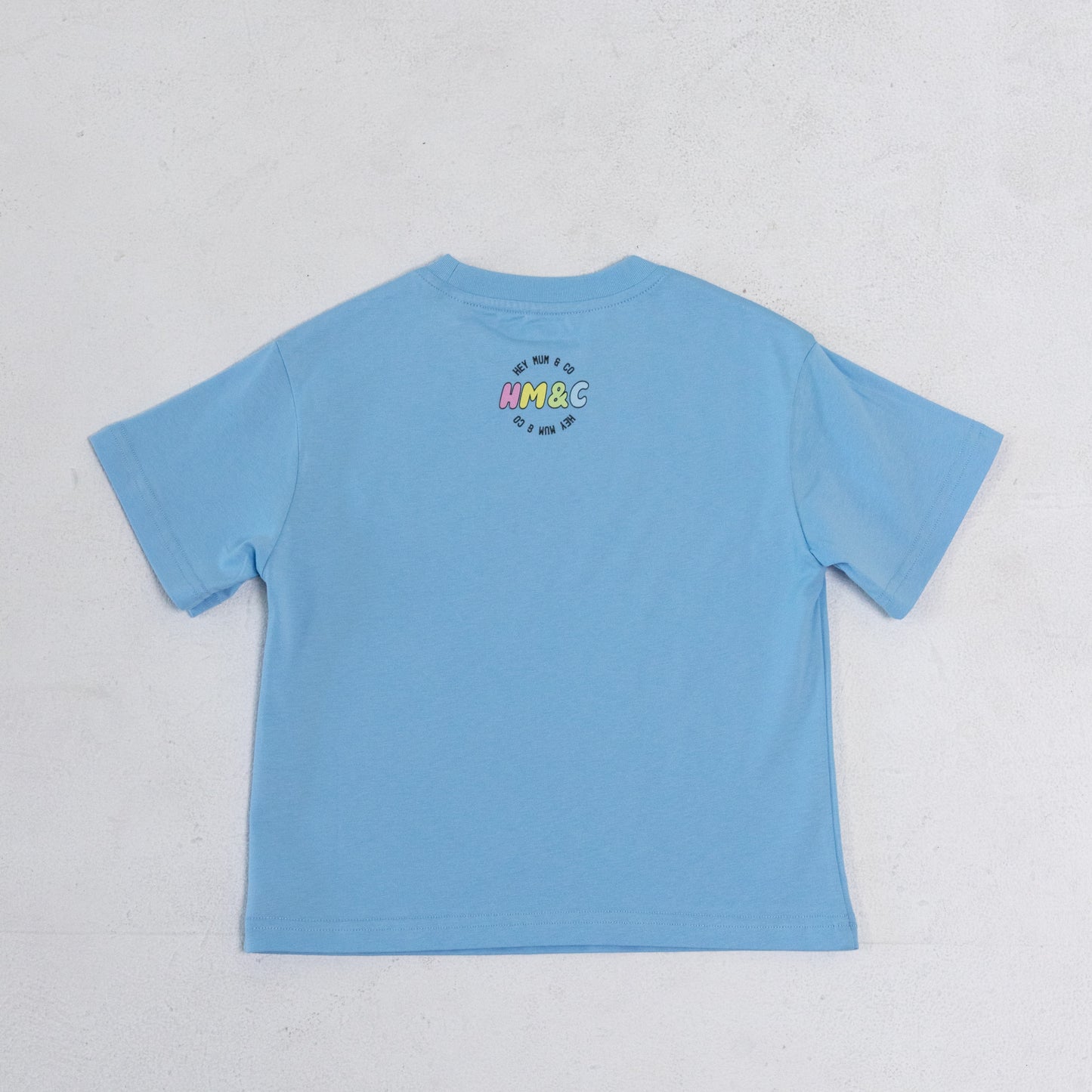 PAIGE OVERSIZE TEE - COOL BLUE