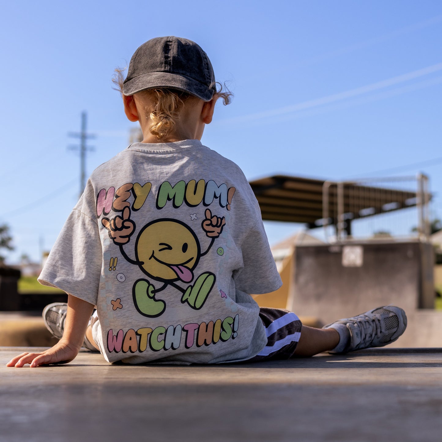 EDDY OVERSIZED T-SHIRT - GREY