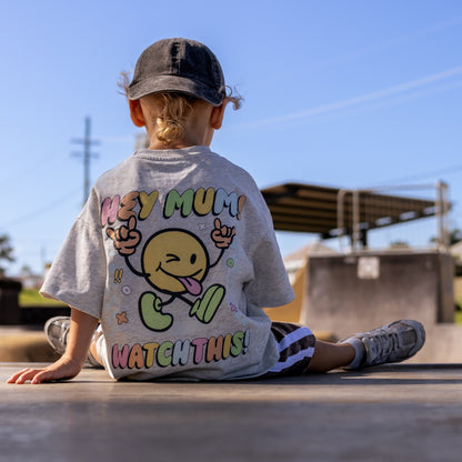 EDDY OVERSIZED T-SHIRT - GREY