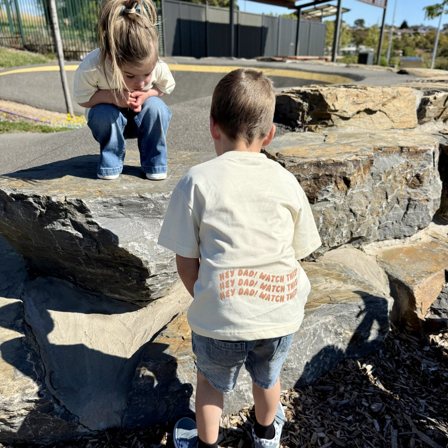 LENNY OVERSIZED T-SHIRT - CREAM